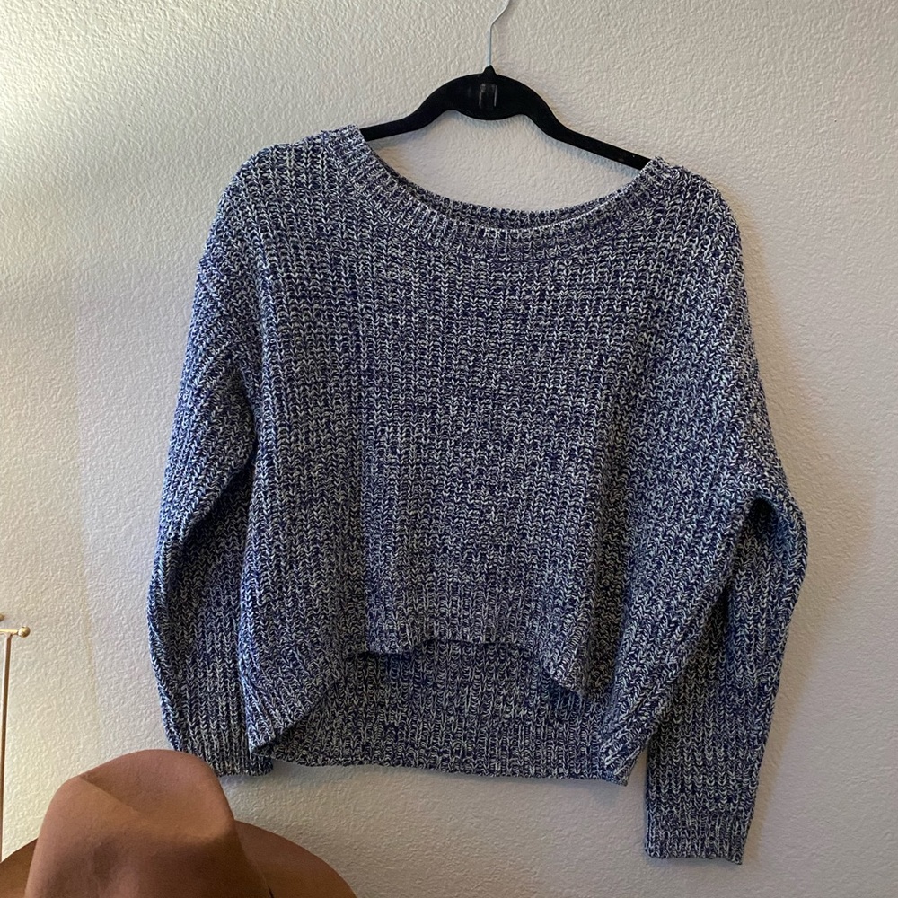 BDG Urban Outfitters marled blue sweater